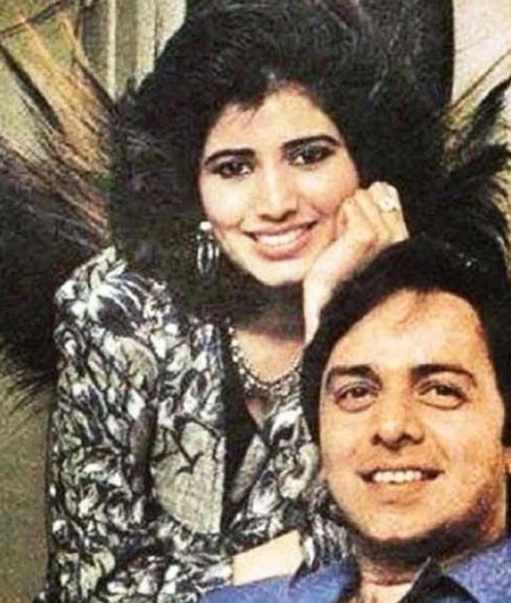 Vinod Mehra with wife